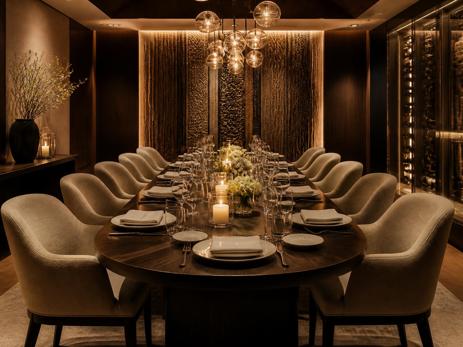 Private Dining at Lumière — One table, twelve seats, a door that closes. Yours for the evening.